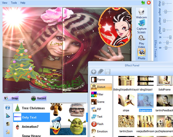 photo booth effects software screenshot
